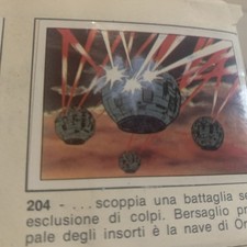 FIGURINA N.204  DALTANIOUS  ALBUM PANINI 1981 ORIGINALE OTTIMA DA RECUPERO