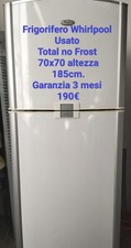 Frigorifero Whirlpool Usato Bianco Total No Frost  70x70 Altezza 185cm Garanzia