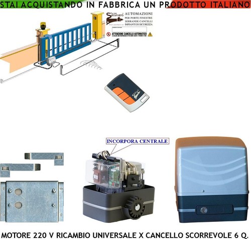 Ricambio cancello scorrevole - scorrevole, 6