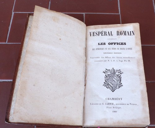 Vesperal romain les offices - les,