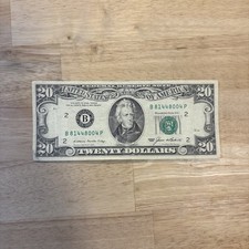 Vecchia banconota da 20 dollari (1985)