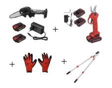 Kit Potatura Potatrice Forbice + Mini Motosega Sega + Cesoia Allungabile