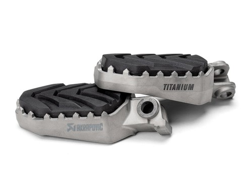 Set pedane titanio akrapovic - pedane,
