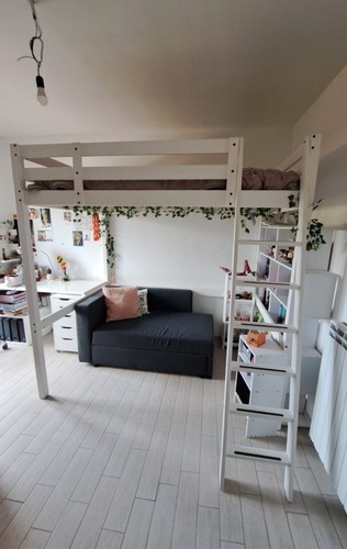 Letto soppalco 140x200 ikea - a,