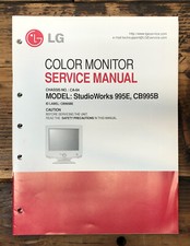 LG Studioworks 995E CB995B Monitor Manuale di servizio *Originale*