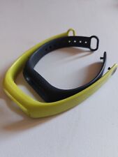 2 Cinturini, antracite e giallo, per orologio-bracciale Xiaomi Mi 2 (Mi Band 2)