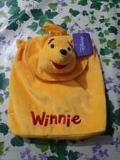 Zainetto DISNEY WINNIE THE POOH IN PELUCHE con testa 3d 27cm x 28 cm circa