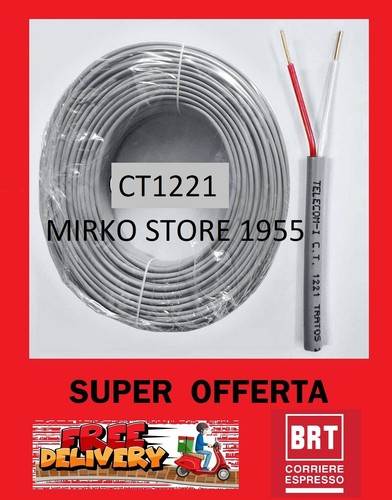 Cavo telefonico doppino - 10, mt
