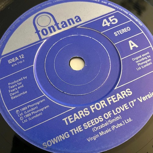 Record incorniciato tears - 45,