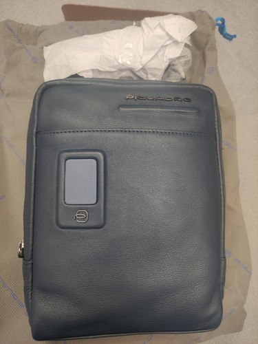 Piquadro borsa tracolla - piquadro, blu