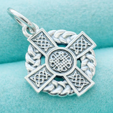 Ciondolo croce nodo celtico