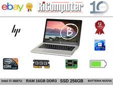 Notebook HP EliteBook Folio 9470m i7 RAM 16GB SSD 256GB  GRADO B BATTERIA NUOVA