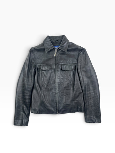 Giacca pelle burberry - giacca,