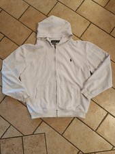 Felpa zip Ralph Lauren bianca