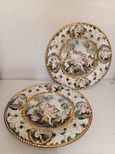 Coppia di piatti Capodimonte