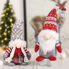 Set 2 pezzi figure gnomi