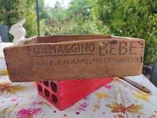 Cassetta In Legno Formaggino Bebè Egidio Galbani Vintage