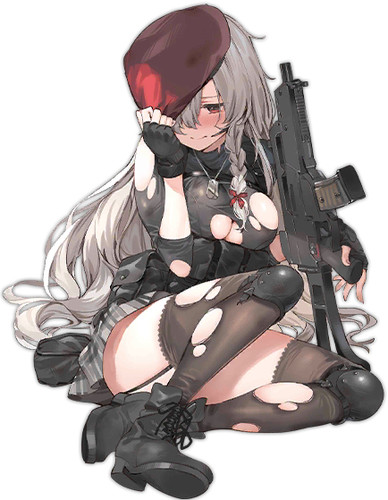 Adesivo g36c ragazze frontline - adesivo,