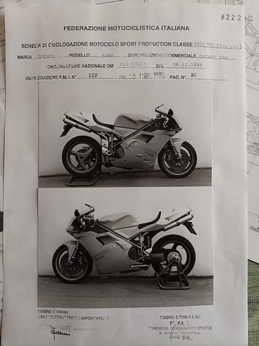 Ducati 748 originale 1995 - originale,