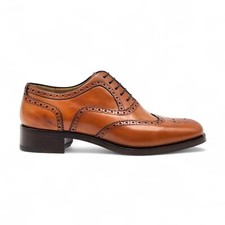 Scarpe Oxford In Pelle Brogue