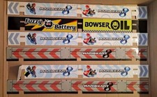 Carrera 1:43 Mario Kart 8 Striscioni + Banner Curva GO!!! Kit