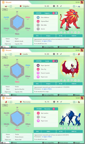 Solgaleo lunala necrozma - /,