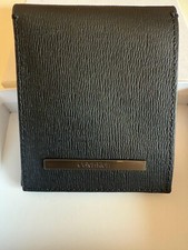 Calvin Klein Portafoglio da uomo Modern Metal Bifold 6Cc W/Coin K50K510586 Nero