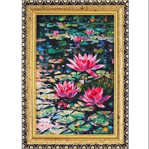 Dipinto olio originale ninfee