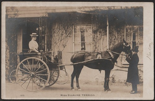 Miss ellaline terriss driving - ellaline,