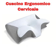 Cuscino ergonomico per collo cervicale ortopedico in memory foam