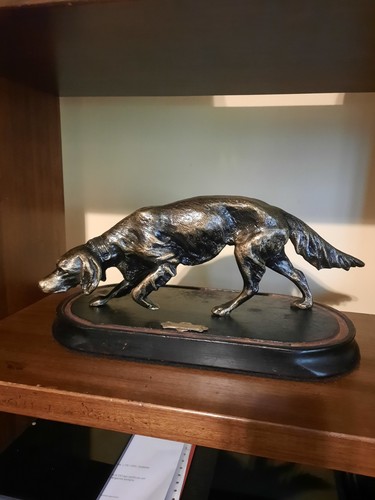 Scultura cane caccia - scultura,
