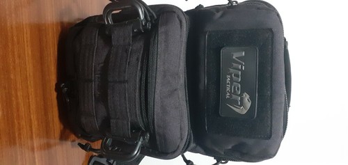Zaino tattico nero - 10, litri