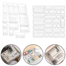 Comoda Scatola Portaoggetti Varie Scrivania per Organizzazione Spazio Lavoro