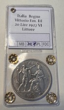 ITALIA REGNO 20 LIRE 1927 ANNO