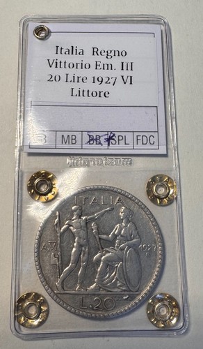 Italia regno lire 1927 anno - 20,