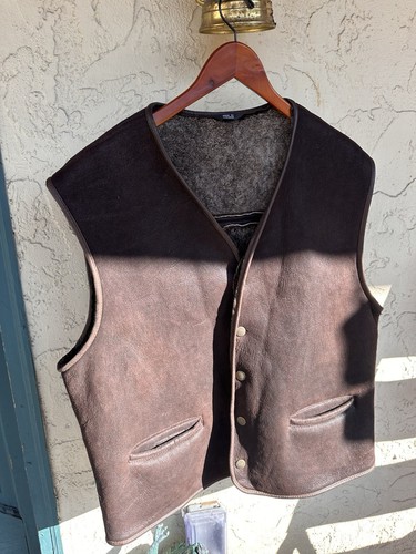 Gilet avalon shearling marrone - gilet,