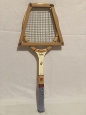 Racchetta da tennis vintage Wilson Autograph Jack Kramer in legno 4 1/2 Medium