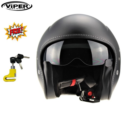 Casco jet moto viper - f17, open