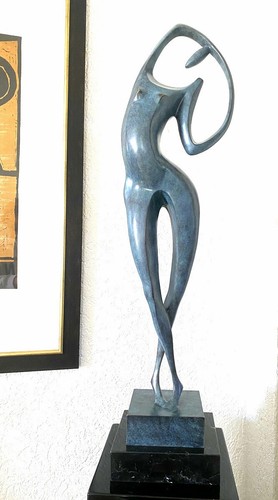Statua bronzo altezza cm - in, 77