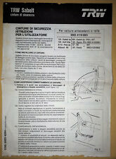  DEPLIANT ILLUSTRATIVO CINTURE