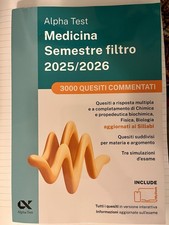 Alpha Test 3000 Quesiti 2025/2026 Medicina Semestre Filtro - ULTIMA EDIZIONE
