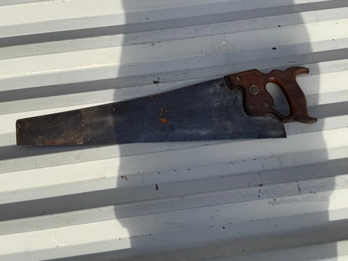 Antique disston hand saw - antique,