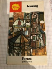 SHELL - CARTINA STRADALE DI FIRENZE - DE AGOSTINI - ANNO 1963