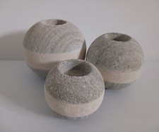 SET DI 3 PORTA CANDELE, PORTA