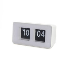 Orologio da appoggio Flip Clock bianco Balvi