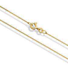 Collana corazzata 333 catena oro 40 cm 0,8 mm oro giallo 8 carati gioielli collana nuova