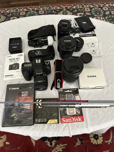 Canon eos 80d bundle 807 - 80d,