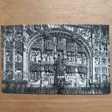 Cartolina Vintage Anni 50. Spagna, Burgos, Pala D'altare Di San Nicola. Cm 14x9.