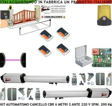 AUTOMAZIONE CANCELLO 6 MT 2