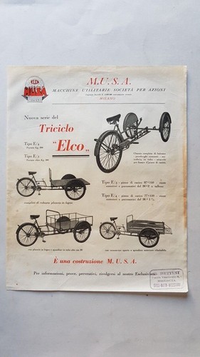 Musa triciclo elco bici - bici, da